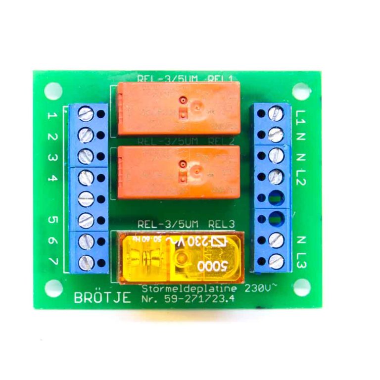 Carte de 2 relais HS FRANCE pièces détachées